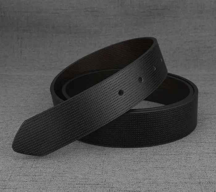 Ceintures pour hommes sans boucle ceinture marque ceinture hommes haute qualité mâle véritable sangl