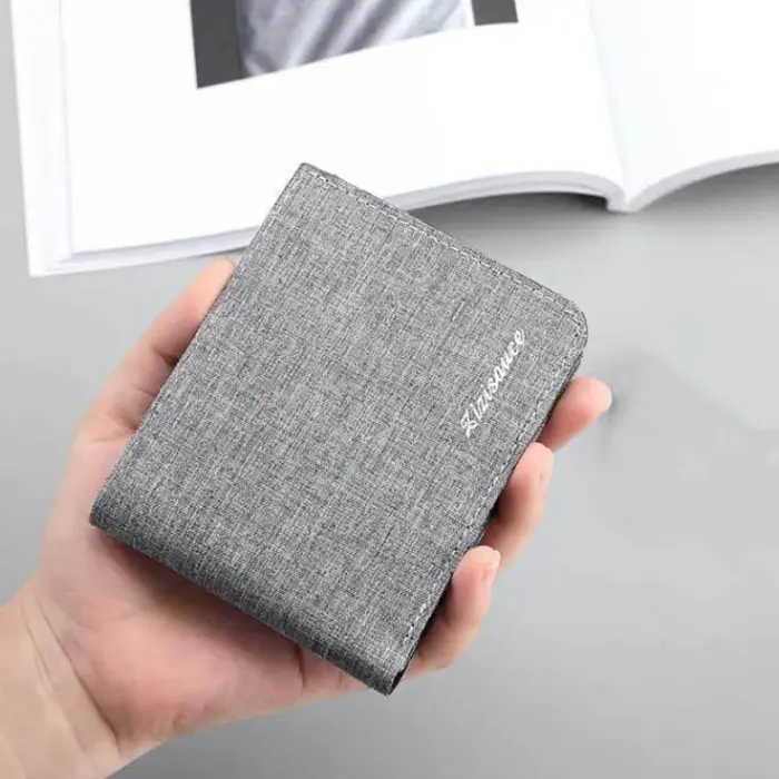Portefeuille en toile pour homme