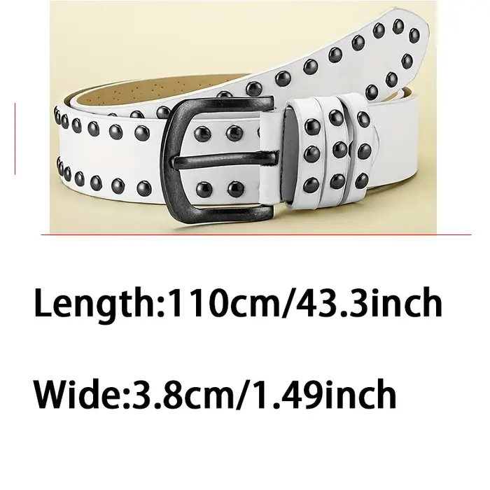 Ceinture pour hommes rétro fait vieille alliage aiguille boucle