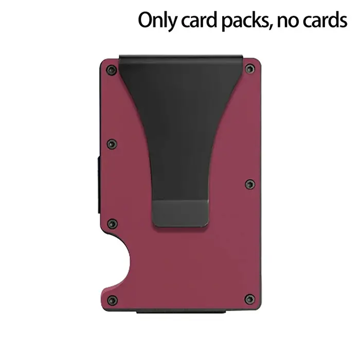 Portefeuille fin minimaliste pour hommes et femmes