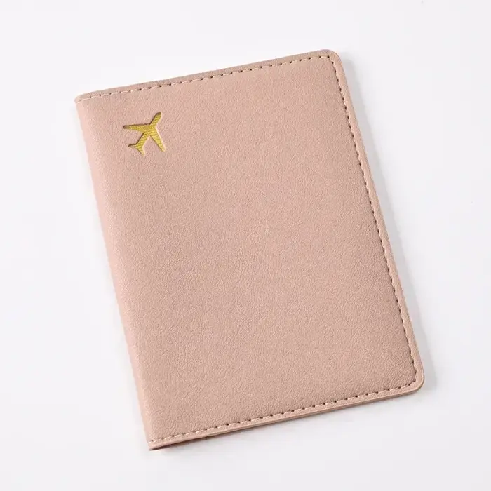 Porte-passeport de voyage en cuir PU pour hommes et femmes