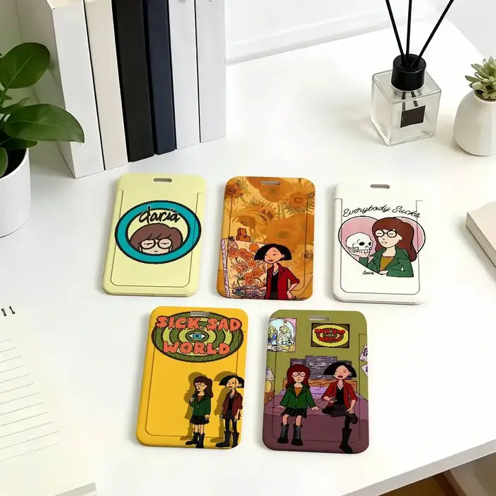 Porte-cartes D-Daria à motif dessin animé