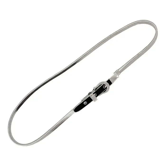 Ceinture pour femme en métal haut de gamme