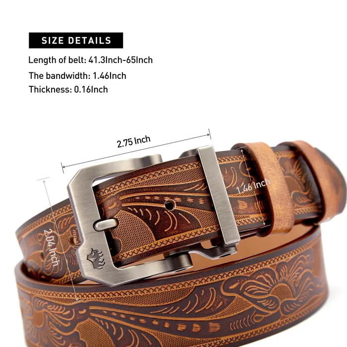 BISON DENIM en cuir véritable hommes ceinture Vintage haute qualité taille sangle de luxe boucle ardillon mâle meilleur cadeau ceintures décontractées pour jean