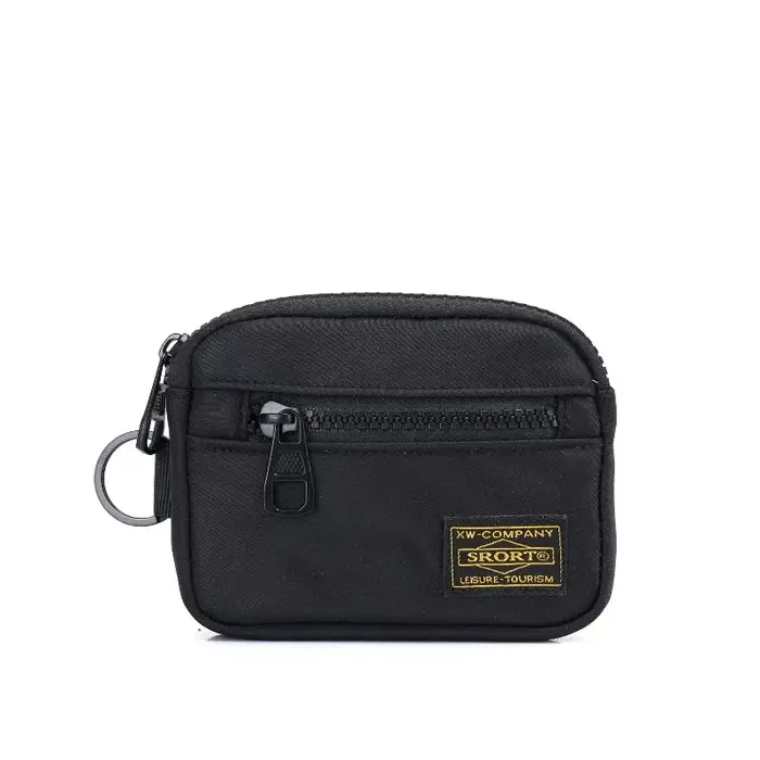 Porte-monnaie unisexe tendance en tissu Oxford