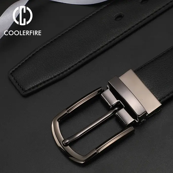 Ceinture en cuir véritable pour homme