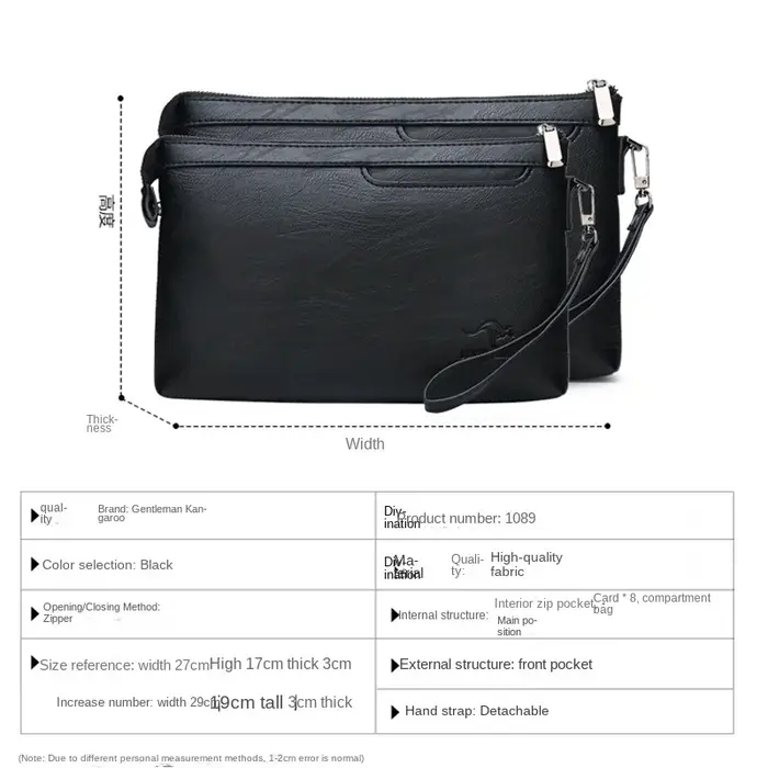 Portefeuille de luxe pour homme