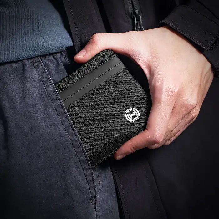 Portefeuille multifonctionnel avec blocage RFID pour hommes