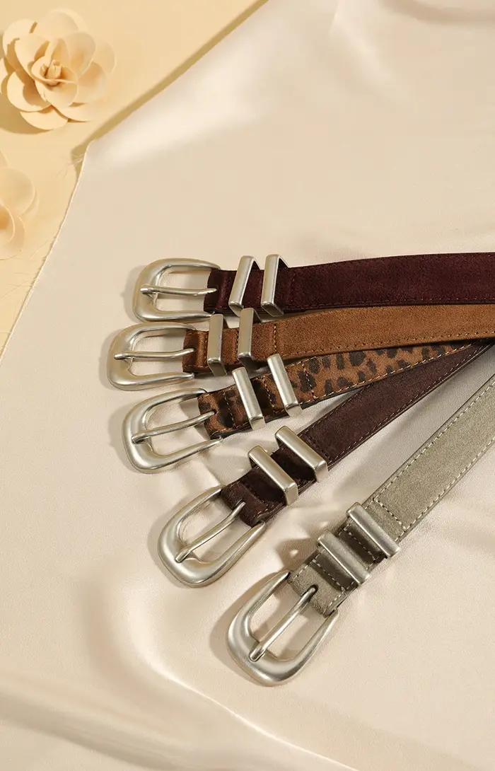 Ceinture imprimée léopard pour femmes