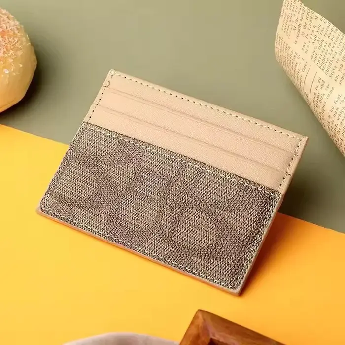Portefeuilles de luxe pour femmes, porte-cartes multifonction en cuir PU, petit sac à cartes, porte-