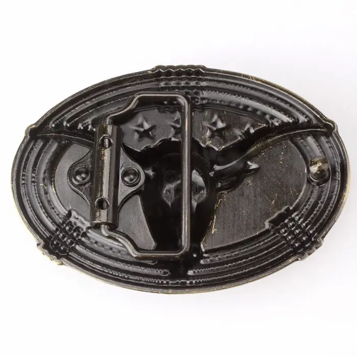 Boucle de ceinture tête de taureau