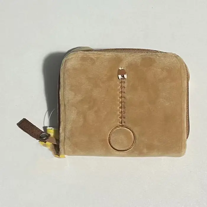 Mini porte-monnaie en peluche tridimensionnel pour fille