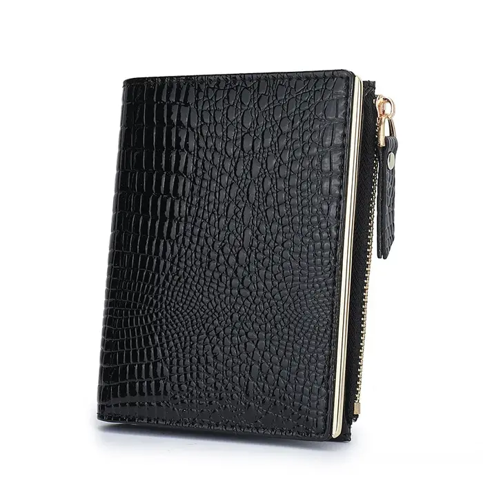 Portefeuille en cuir véritable pour femmes
