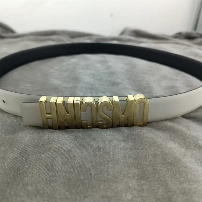Ceinture de luxe en cuir uni de 2