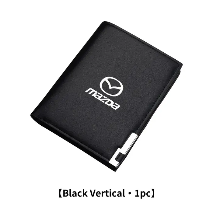 Portefeuille organisateur de permis de conduire et de cartes d'assurance pour Mazda 3 6 CX-5 CX-30 Atenza Axela CX-90 CX-60 CX-3 CX-7 MX-5 2 5 Acc