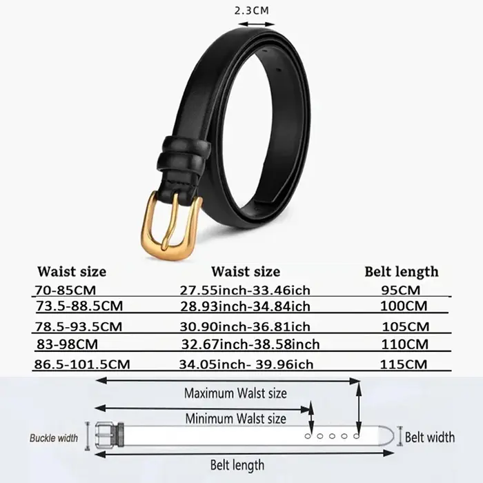FJBelt-Ceinture de taille pour femme, designer de luxe, marque de mode, jeans, broche, noir, marron,