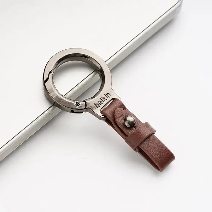 Porte-clés de voiture en cuir pendentif
