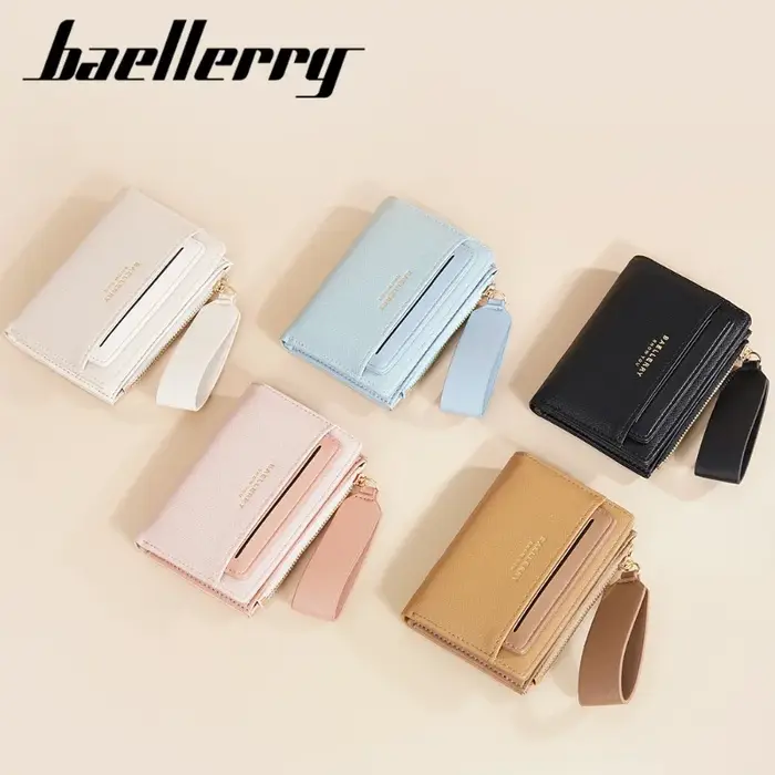 Portefeuille court multi-cartes Baellerry Slim pour femmes