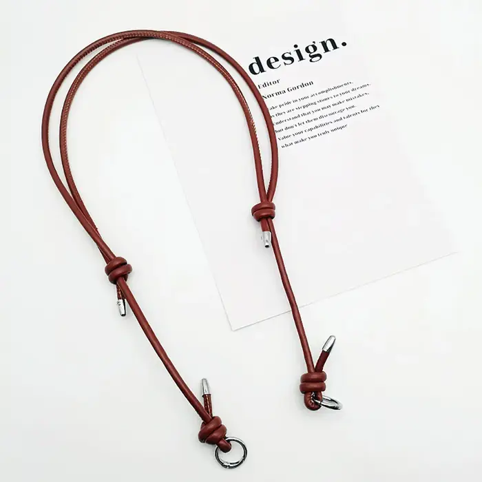 1 pièces longue bandoulière en cuir sac