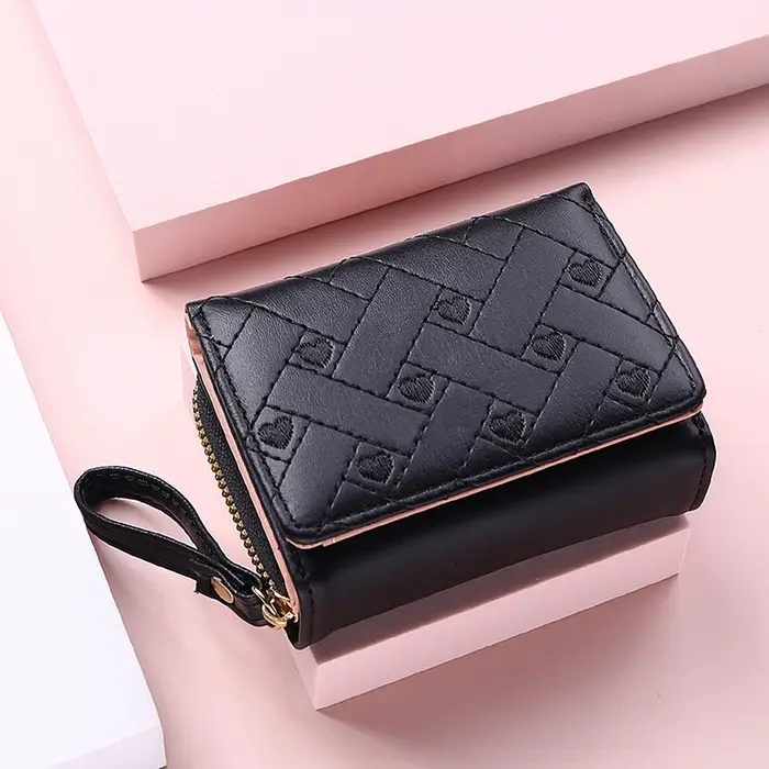 Portefeuilles pour femmes Kawaii mignon portefeuille de luxe concepteur dame portefeuille rose sac à