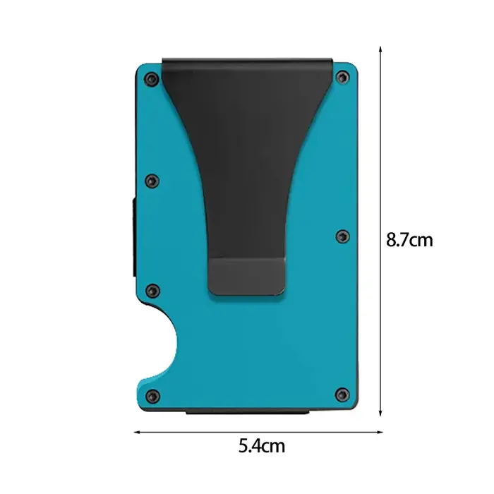 Portefeuille minimaliste pour hommes et femmes - Portefeuille RFID fin