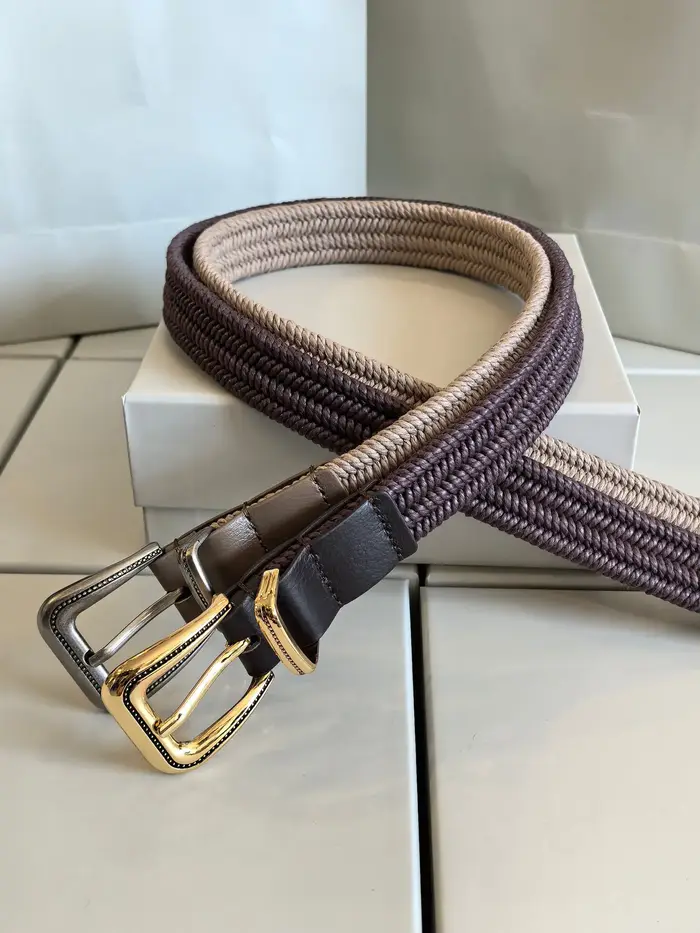 Ceinture tricotée très extensible pour femme, avec boucle ronde et sans trous, 26 Summer
