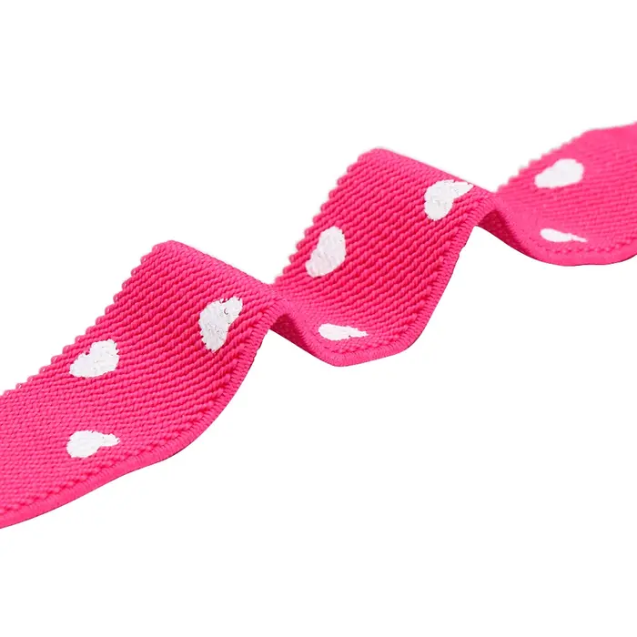Ceinture élastique ajustable en forme de cœur pour fille