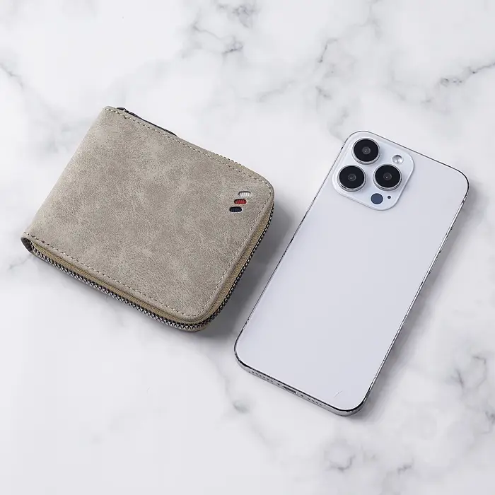 Nouveau portefeuille pour hommes de grande capacité-organisateur multi-cartes avec fonctionnalités antivol