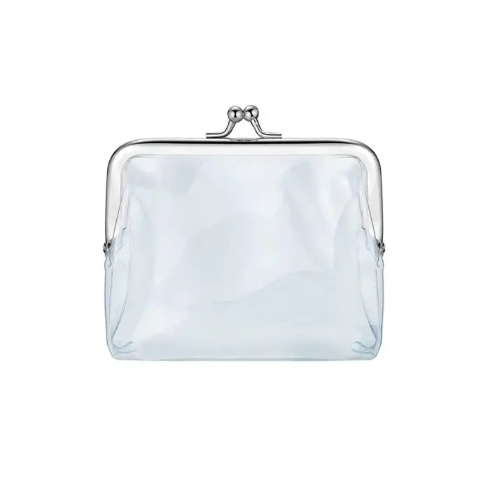 Petit porte-monnaie transparent pour femmes et filles, mini sacs à main transparents, porte-clés, ro