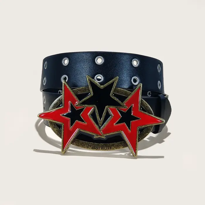 Ceinture pour hommes rétro fait vieille alliage gothique boucle