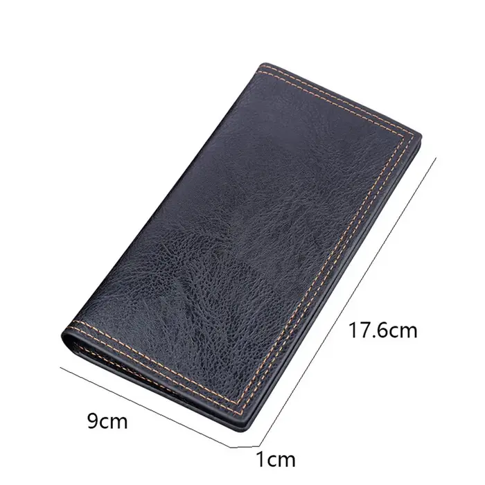 Portefeuille classique en cuir vintage pour hommes