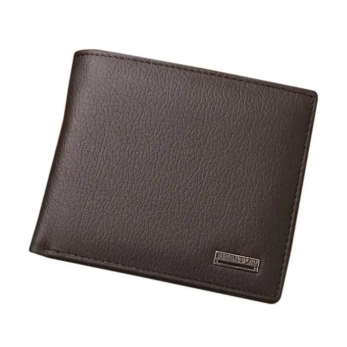 Portefeuille de luxe pour hommes en cuir véritable