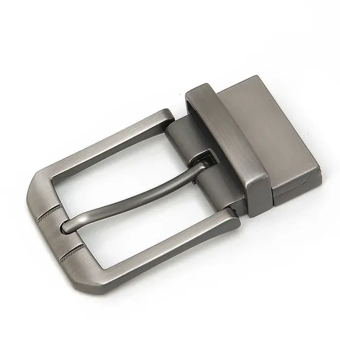 Boucle de ceinture rotative en alliage DIY, finition mate brossée, compatible avec les ceintures de 