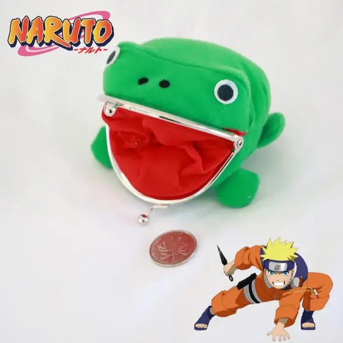 Porte-monnaie Anime Naraa Frog pour hommes et femmes, accessoires de jeu, portefeuille en peluche, c