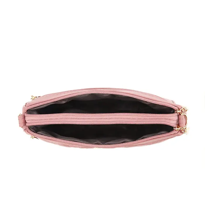 Sacs à bandoulière en cuir PU avec fermeture éclair pour femme