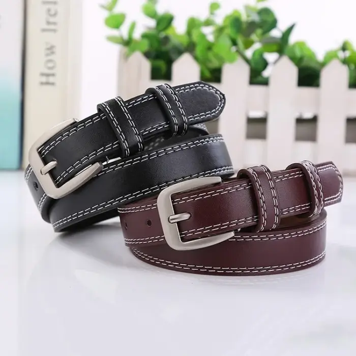 Ceinture pour femme à double brin de style coréen tendance
