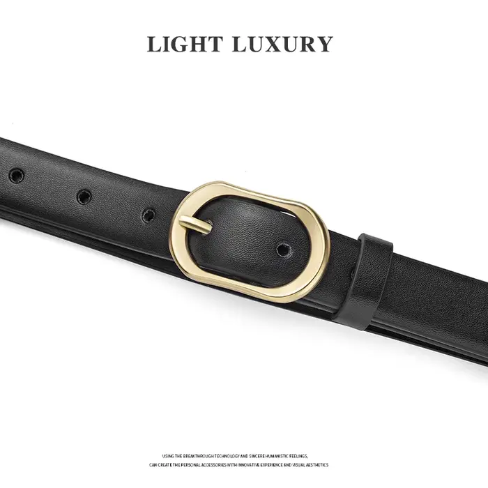 Ceinture en cuir PU pour femmes
