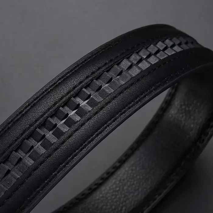 Ceinture à clic pour hommes, marque de luxe de styliste, ceintures en cuir véritable pour jeans, bou