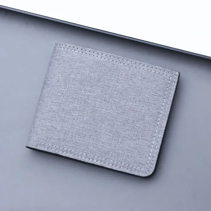 Porte-monnaie en Denim pliable pour hommes et femmes