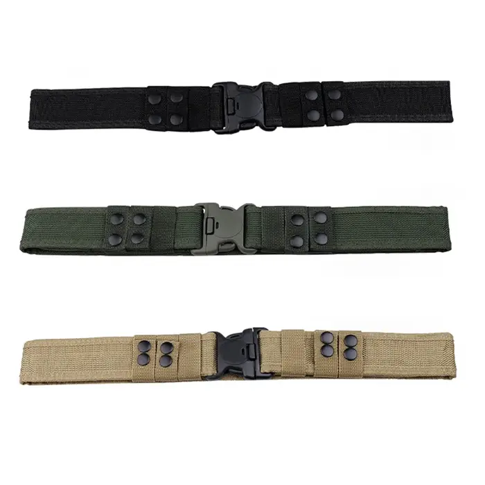 Ceinture tactique de Camouflage en plein air pour hommes, ceinture en tissu Oxford, ceinture d'alpin