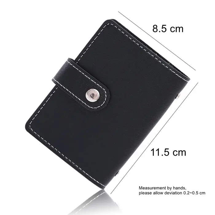 Nouveau RFID 26 fentes Bits porte-carte sac Simple solide étui de poche femmes hommes crédit carte d'identité