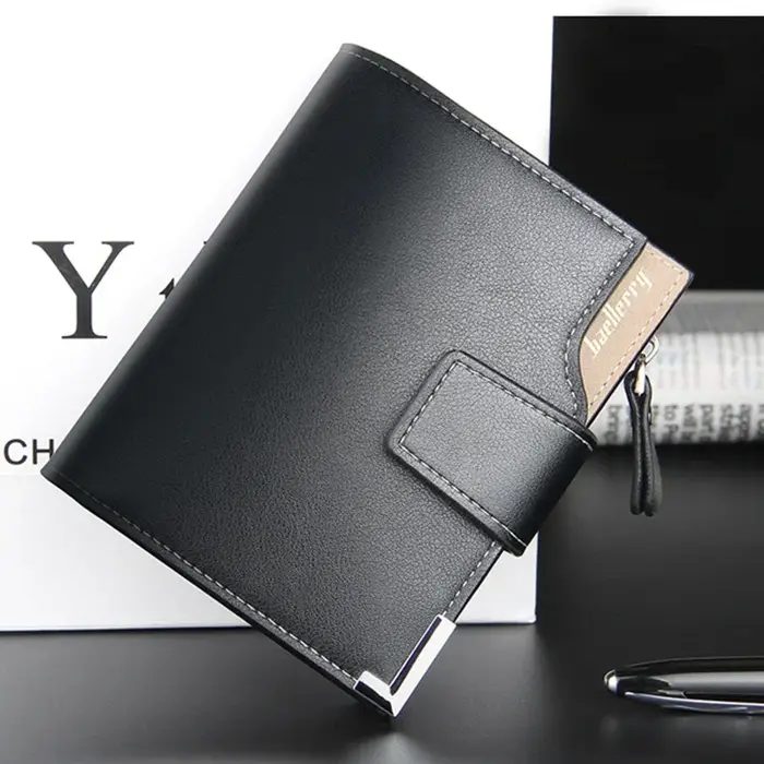 Portefeuille de marque en cuir pour hommes
