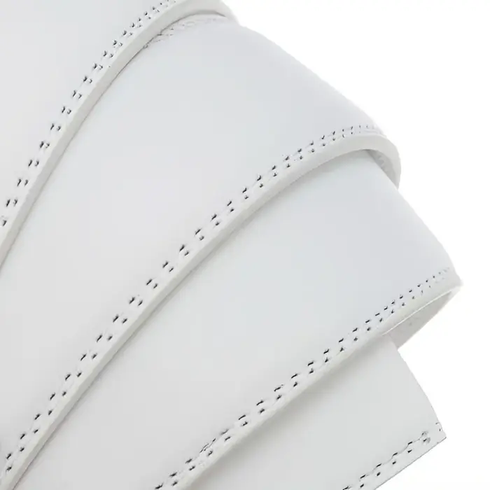 Ceinture à cliquet blanche pour homme (sans déduction)