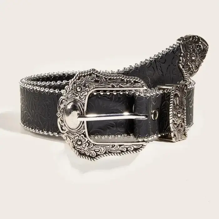 Western PU ceinture en cuir