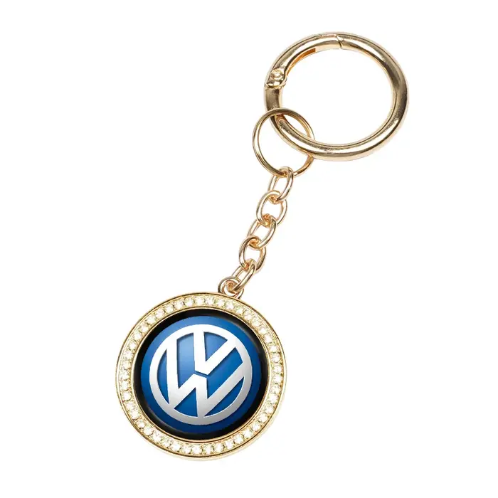 Porte-clés pour hommes et femmes, emblème, accessoires de style automobile pour VW Golf Polo Tiguan