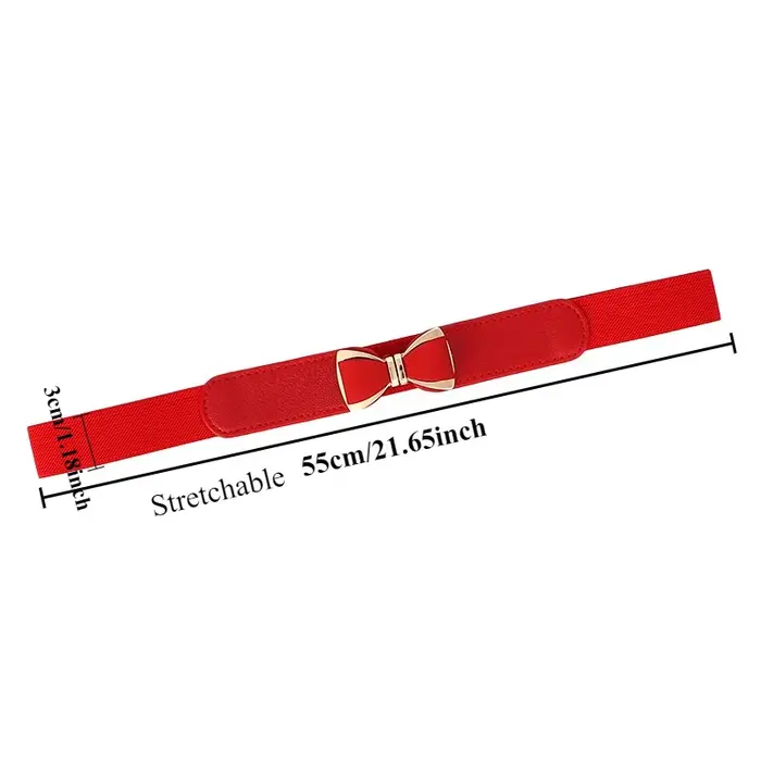 Ceinture à nœud 3D minimaliste de style français