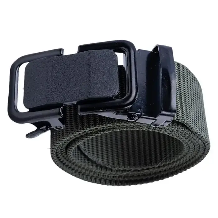 Ceinture tissée à boucle automatique 39BD pour hommes