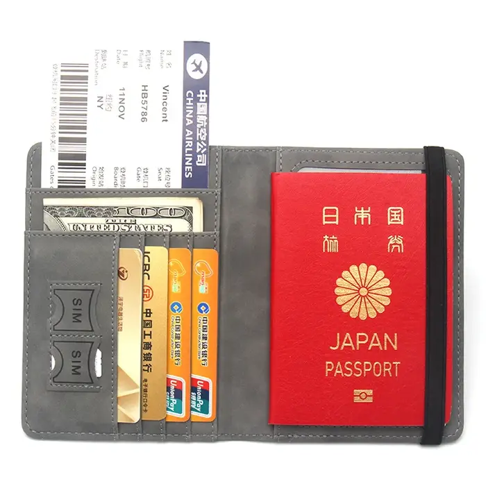 Couverture de passeport japonais, étui de protection