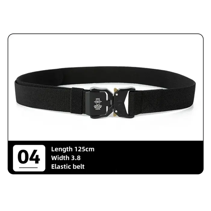 Nouvelle ceinture tactique ceinture élastique à dégagement rapide outillage décontracté ceinture d'entraînement ceinture de pantalon pour hommes