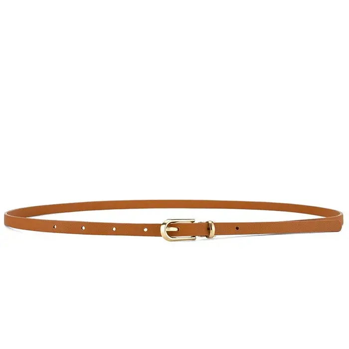 Ceinture fine pour femme, version coréenne, tendance, polyvalente, multicolore, simple, décontractée